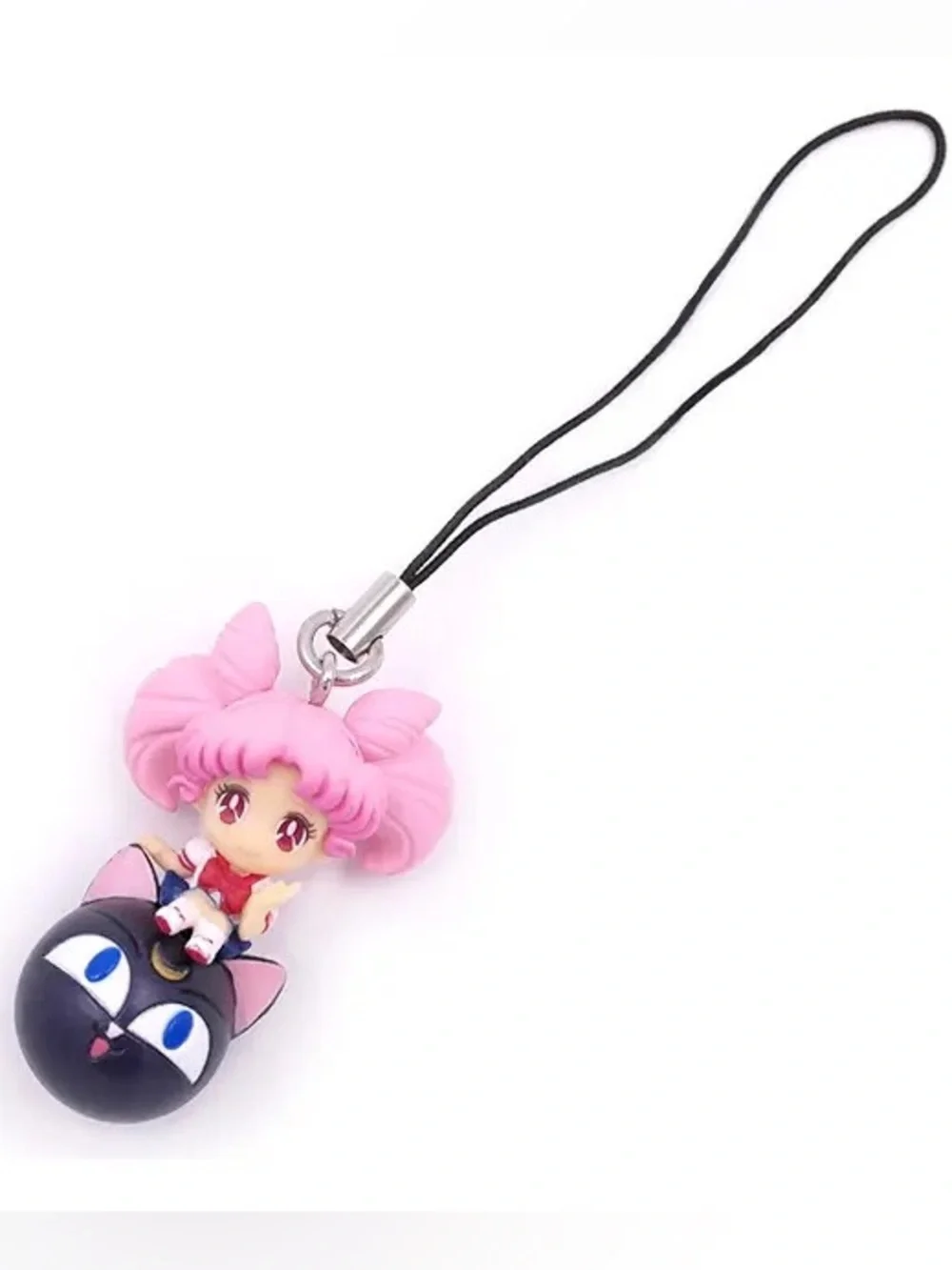 Bandai Twinkle Dolly Chibiusa  & Luna Ball Figure Keychain